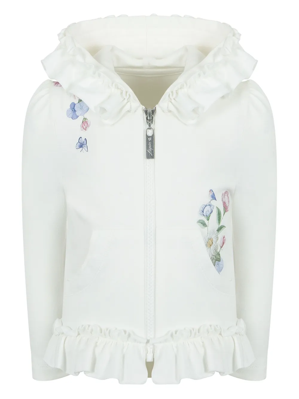 Lapin House Trainingspak met bloemenprint Wit