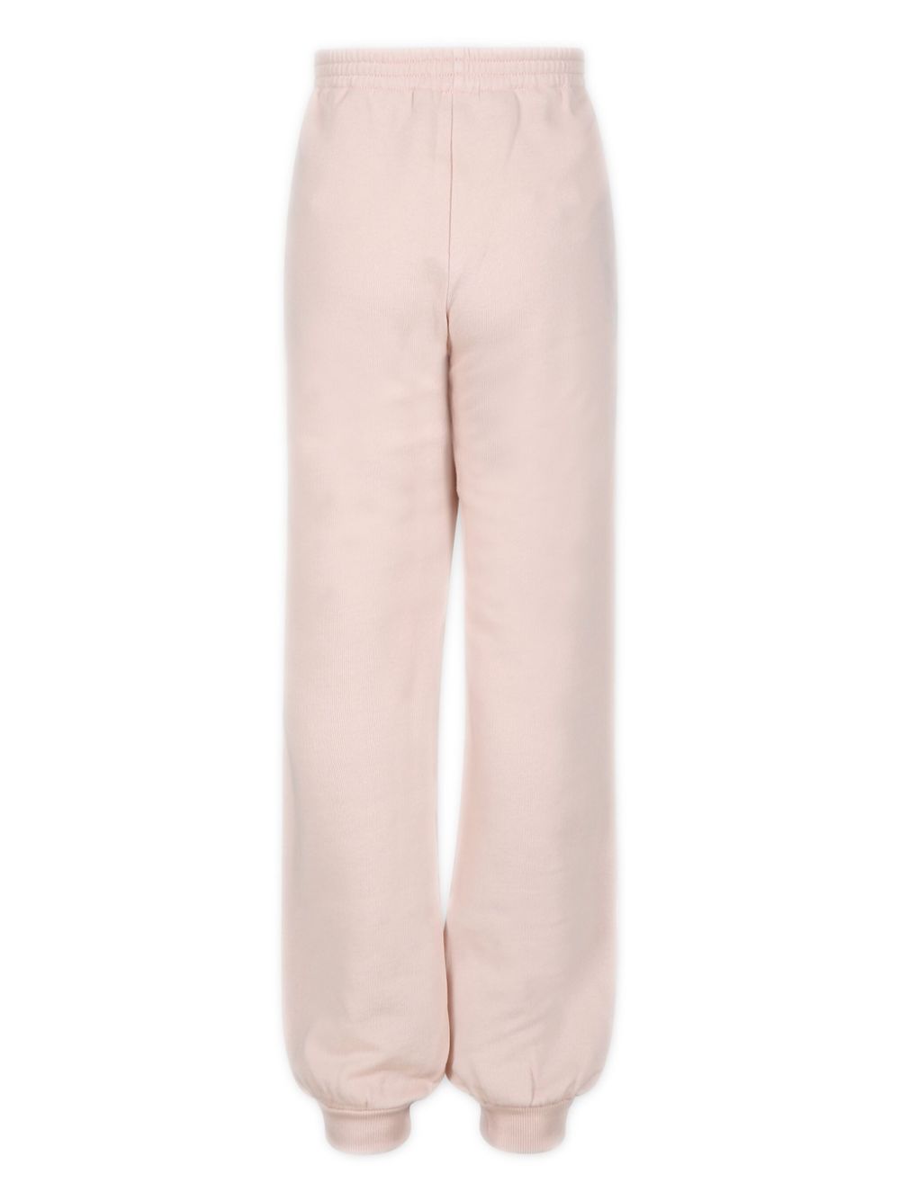 Gucci Kids logo-embroidered cotton trousers - Pink