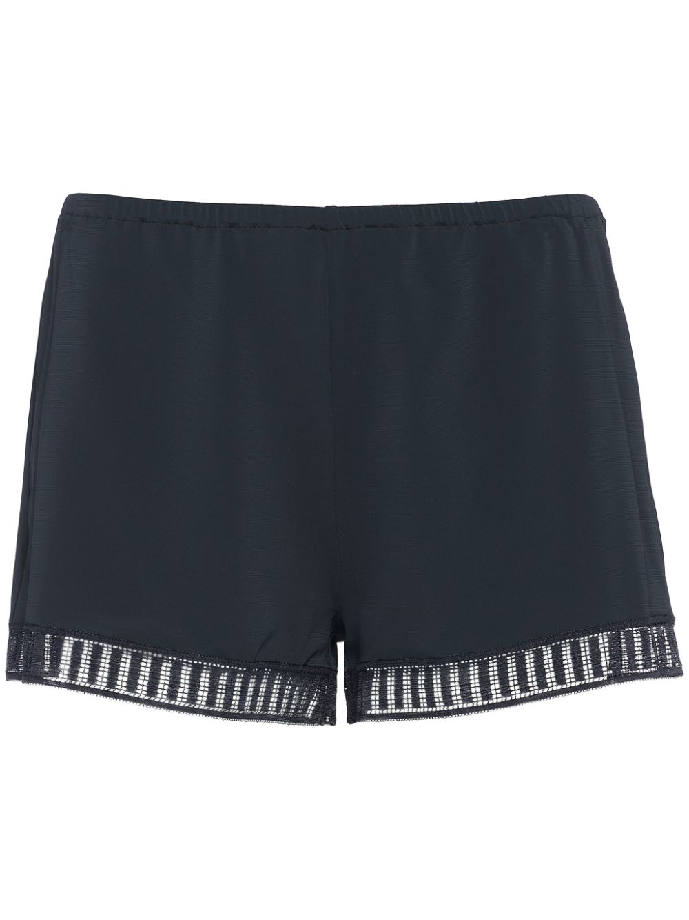 ERES Sylvie Graphic shorts met kant Blauw