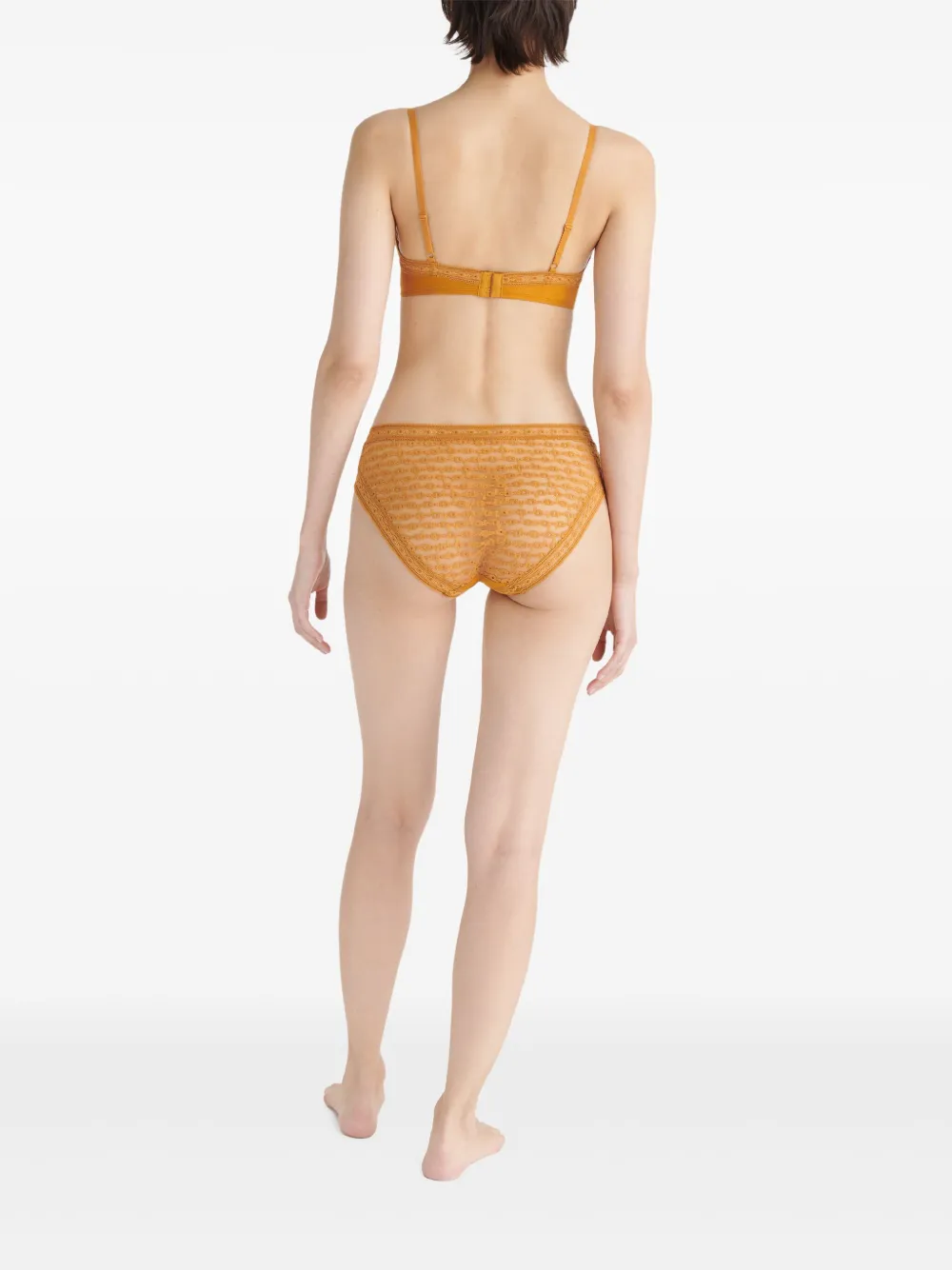 Shop Eres Immortelle Full-cup Bra In Yellow
