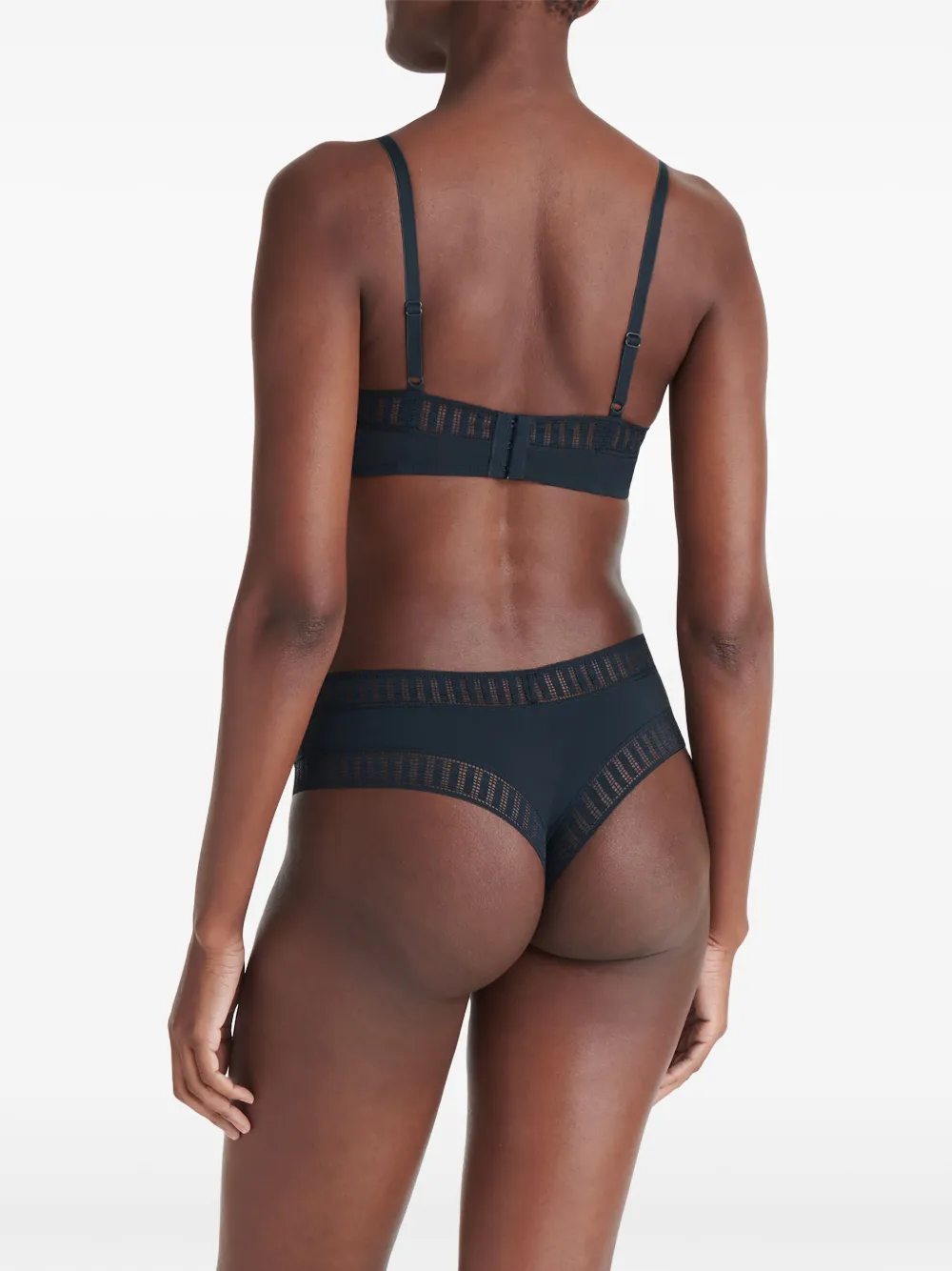 Shop Eres Gabby Graphic Tanga Briefs In Blue