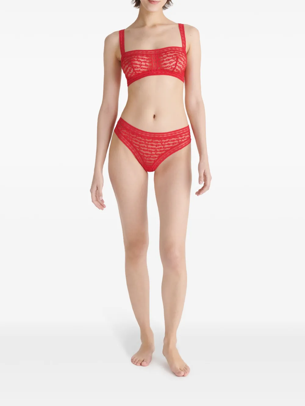 ERES Sublime cropped top Rood