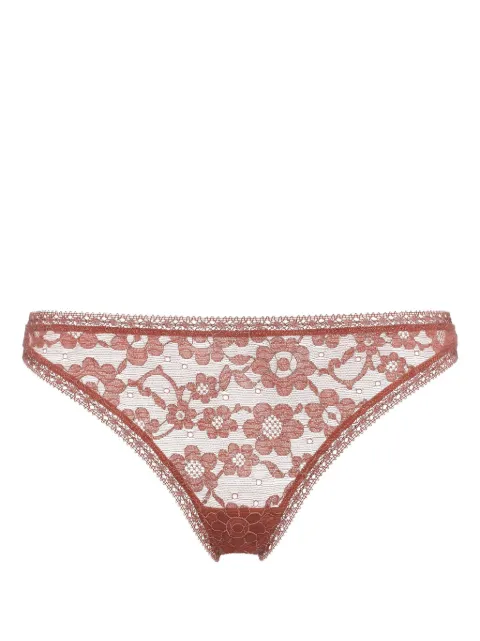 ERES Prairie lace tanga briefs