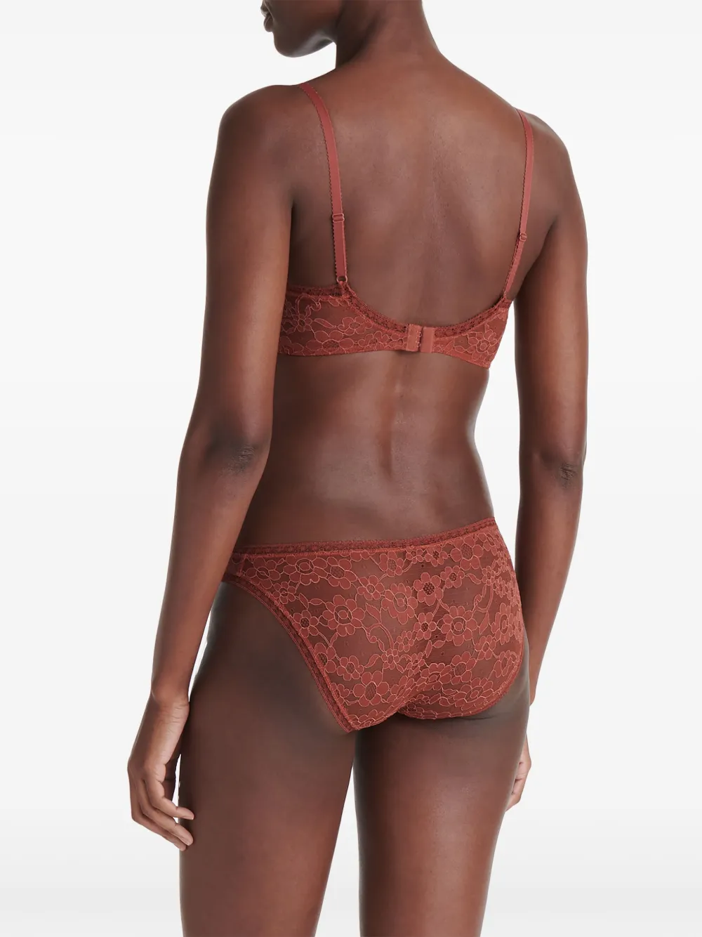 ERES Savante slip met kant Bruin