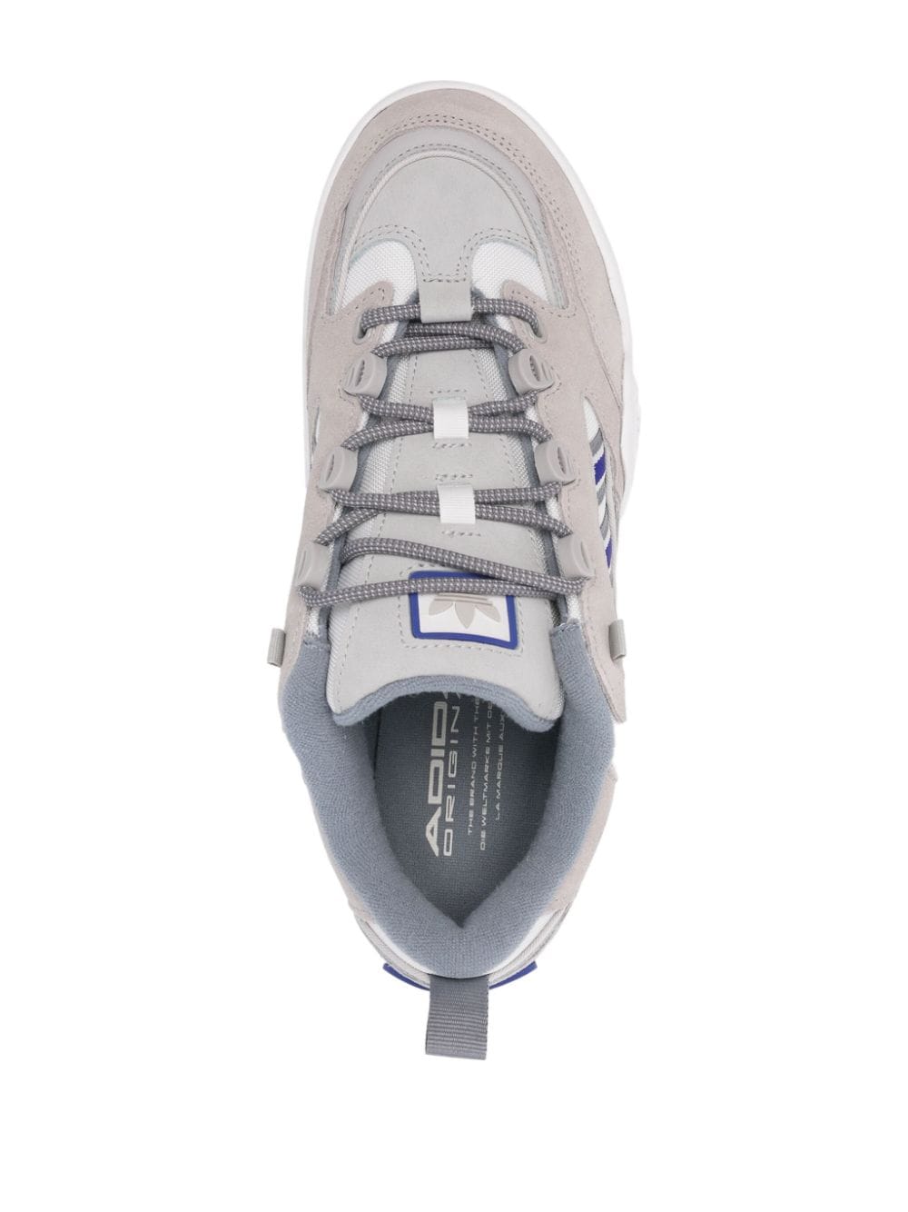 Shop Adidas Originals Adi2000 Suede Sneakers In Grey