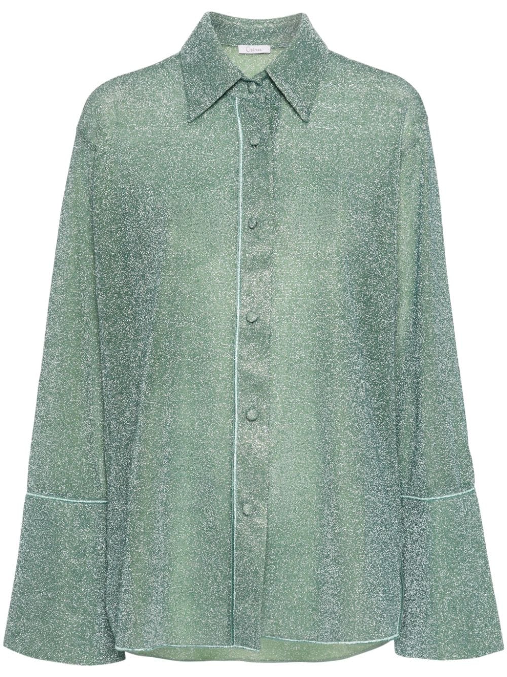 Oséree Blouse met lange mouwen Groen