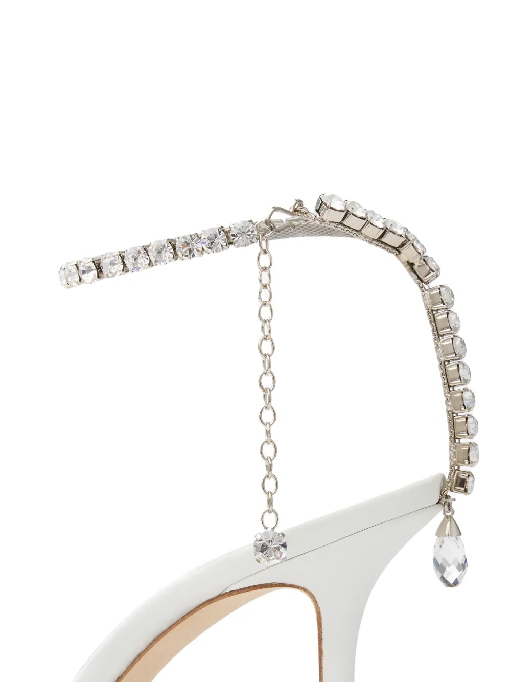 Jimmy Choo 85 mm Saeda pumps Wit