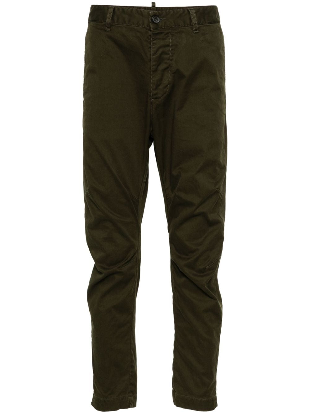 Dsquared2 Sexy Tapered Chino Trousers In Green