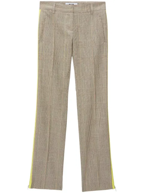 MSGM side-zip straight trousers