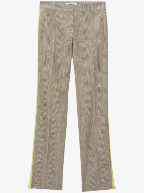 MSGM side-zip straight trousers
