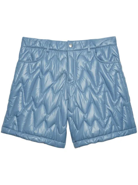 MSGM Bermuda matelassê com aplicação
