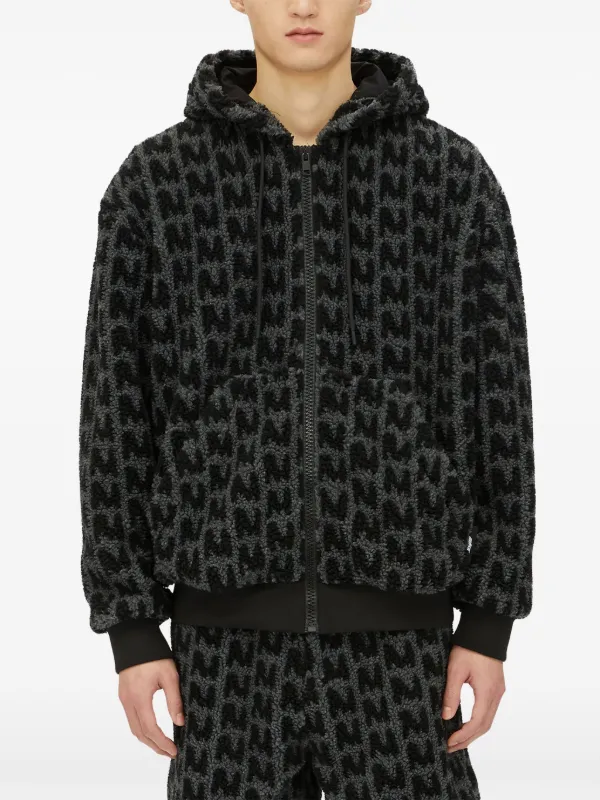 MSGM｜HOOD/ZIP-UP (3740MM106 247799 02) MSGM Kids logo-print zip-up Hoodie | Neutrals | FARFETCH