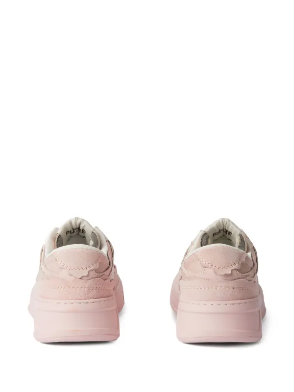 MSGM レザースニーカー | ピンク | FARFETCH JP