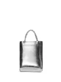 MSGM metallic tote bag - Silver