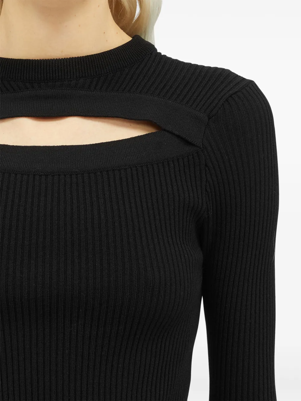 MSGM Uitgesneden top Zwart