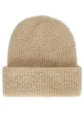 MSGM turn-up knitted beanie - Neutrals