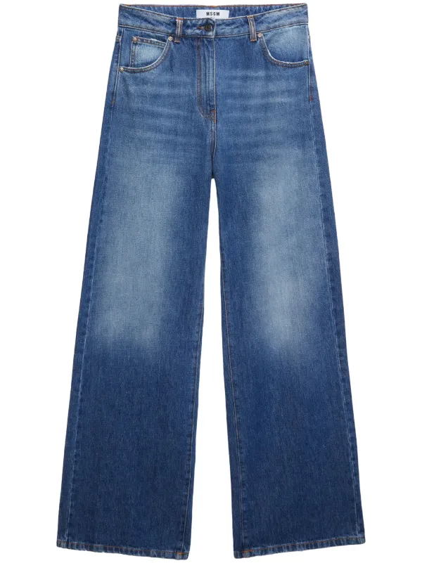 デニム・ジーパン MSGM Woman Jeans Blue 3841MDP232X257271 85 23851098_53913584_600.jpg
