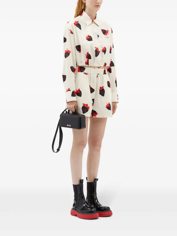MSGM グラフィック シャツ | ピンク | FARFETCH JP