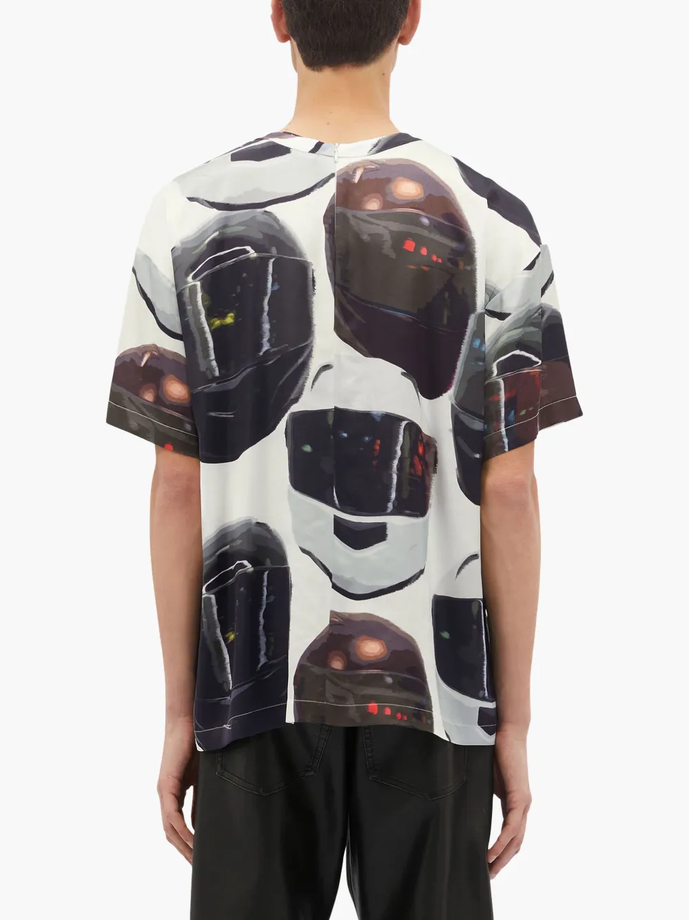 MSGM T-shirt met grafische print Wit