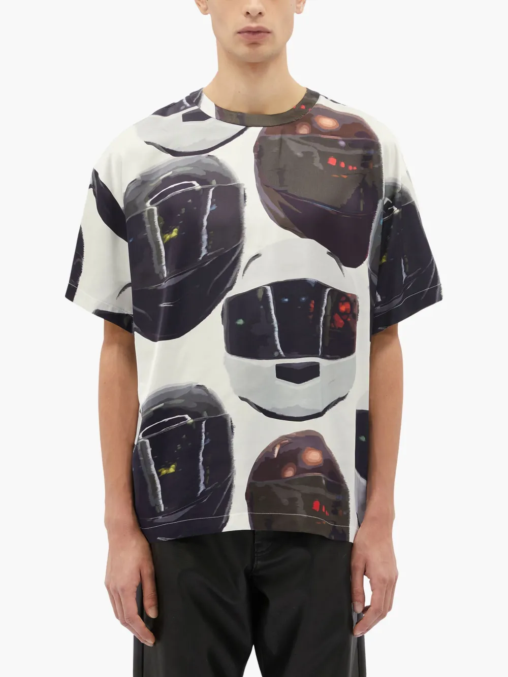 MSGM T-shirt met grafische print Wit