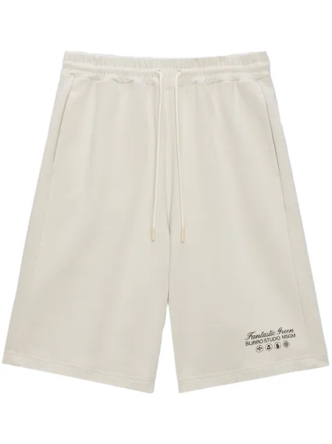 MSGM Bermuda de algodão com logo
