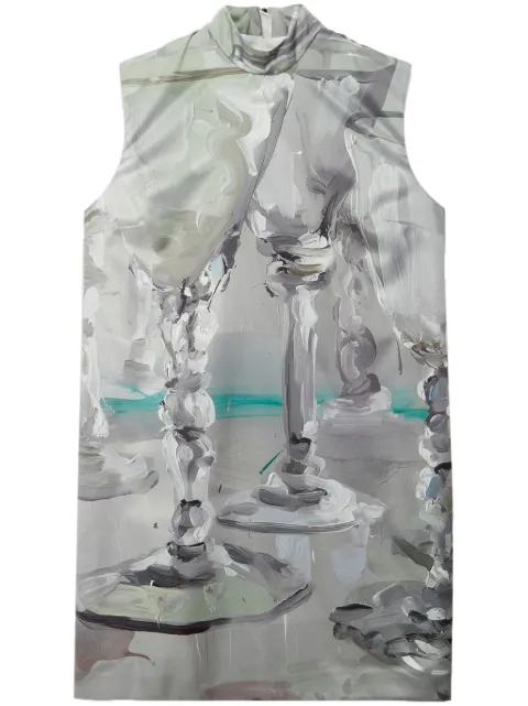 MSGM graphic-print mini dress