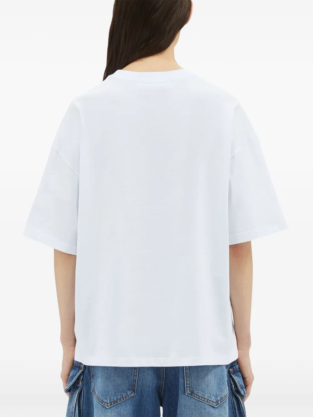 MSGM T-shirt met grafische print Wit