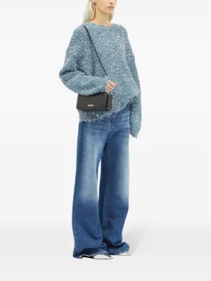 MSGM◆ニット・セーター(厚手)/S/アクリル/BLU/無地/2941MDM129 MSGM(エムエスジーエム) / ニット・セーター(厚手)/S/アクリル