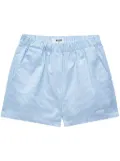 MSGM striped track shorts - Blue