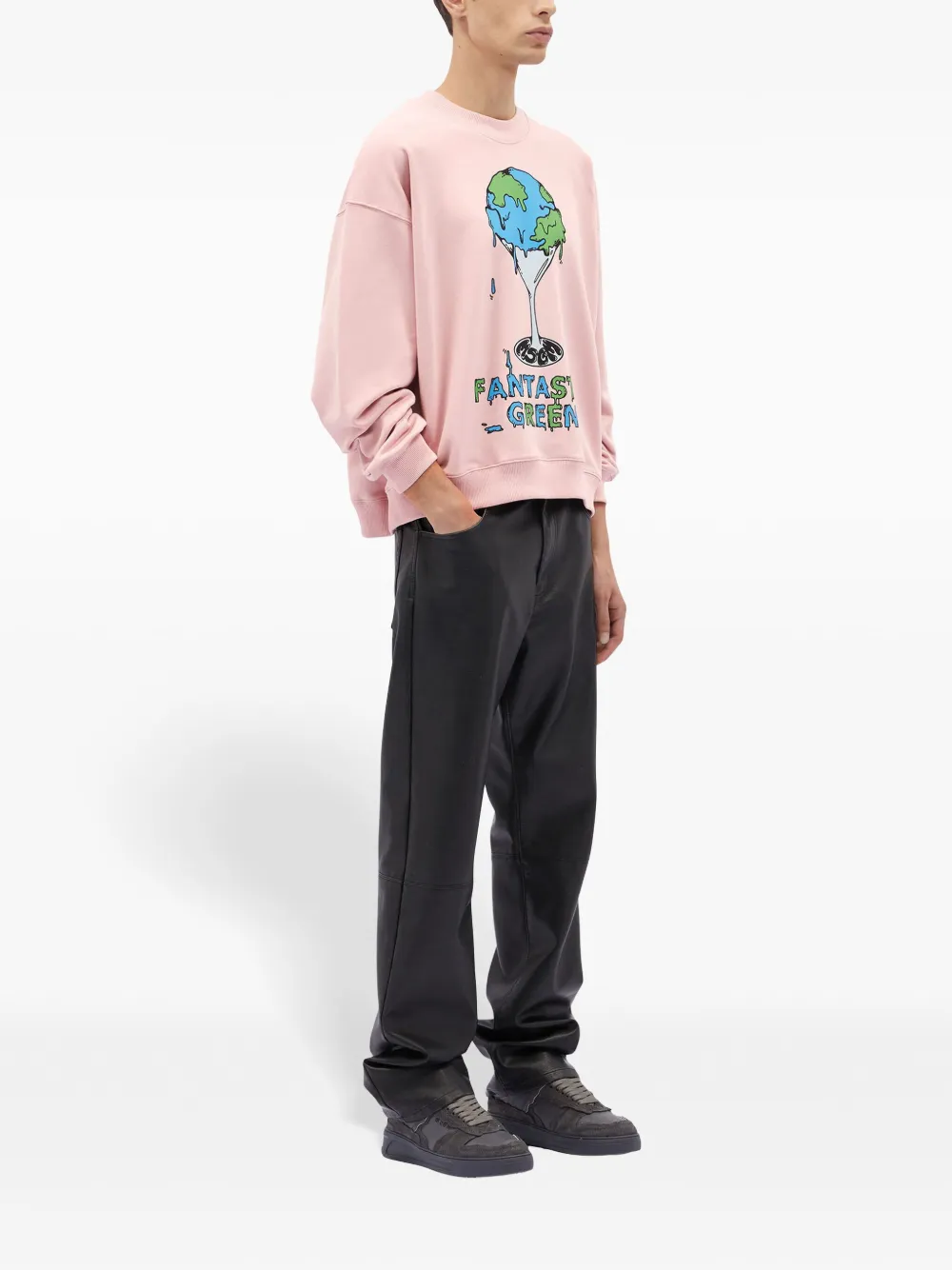 MSGM Sweater met print - Roze