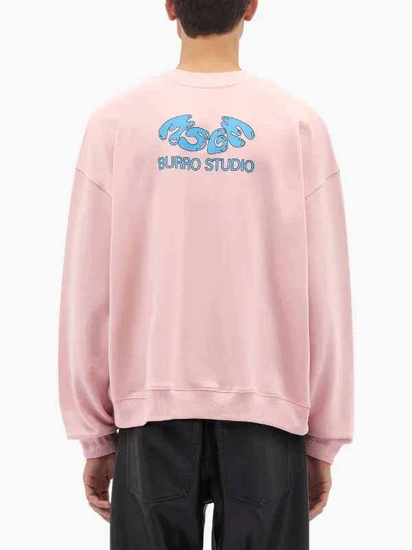 Msgm pink sweatshirt new arrivals