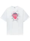 MSGM graphic-print crew-neck T-shirt - White