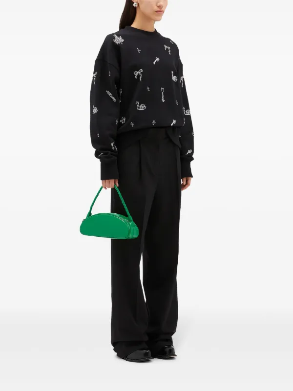 MSGM ビーズ スウェットシャツ | ブラック | FARFETCH JP 
