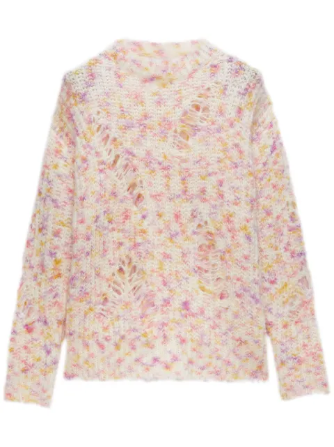MSGM suéter tejido manga larga