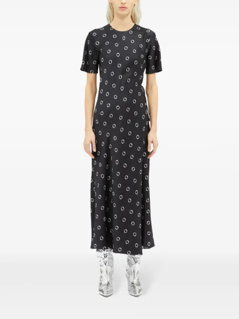 MSGM graphic-print maxi dress 3741MDA43247668 - 1