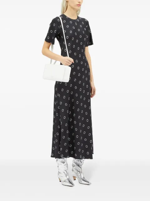 MSGM graphic-print maxi dress 3741MDA43247668 - 2
