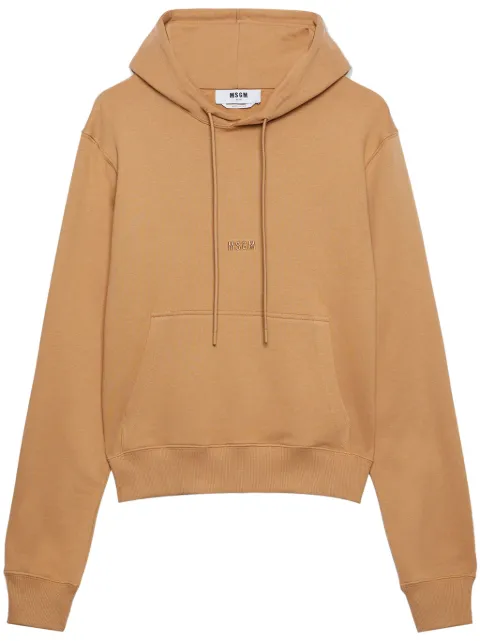 MSGM Moletom com capuz e logo bordado