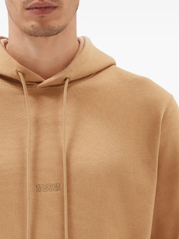 【送料&関税込】MSGM Logo Printed Drawstring Hoodie MSGM logo-print Drawstring Hoodie | Black | FARFETCH