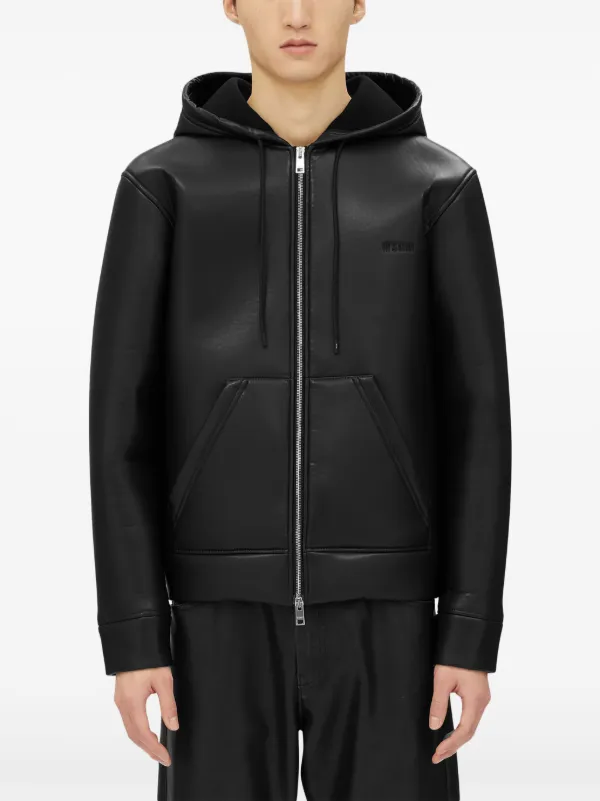 MSGM zip-up Hoodie | Black | FARFETCH MSGM zip-up Hoodie | Black | FARFETCH