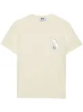 MSGM graphic-print cotton T-shirt - Neutrals