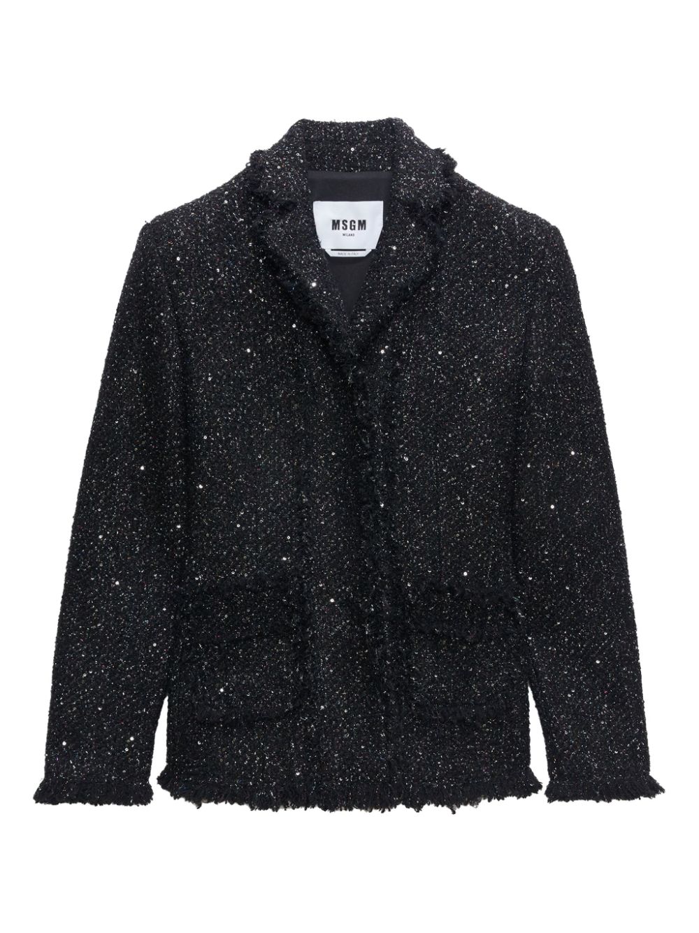 ETRO single-breasted boucle blazer Men