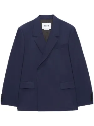 MSGM テーラードジャケット パープル