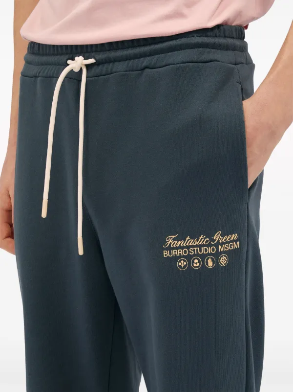 ボトムスその他 MSGM JOGGING PANTS WITH LOGO PRINT (2000MDP500_20000494) MSGM ロゴ ジョガーパンツ | グレー | FARFETCH JP