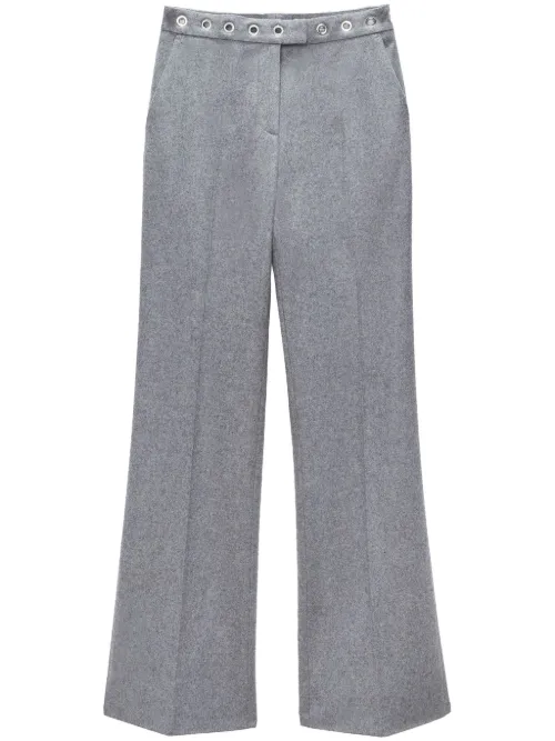 Pantalon de tailleur à détails d’œillets - MSGM - Modalova