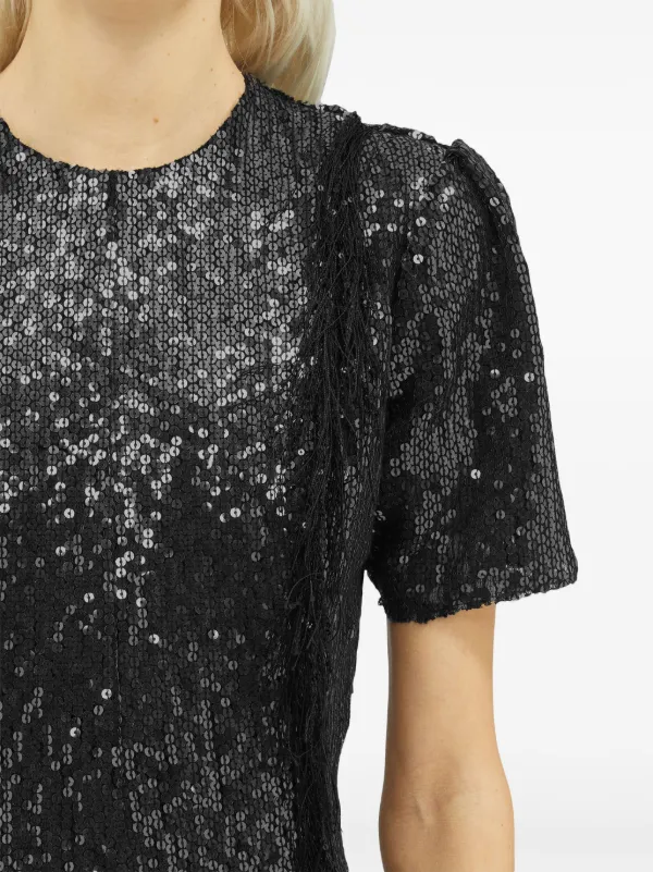 MSGM スパンコール ドレス | ブラック | FARFETCH JP