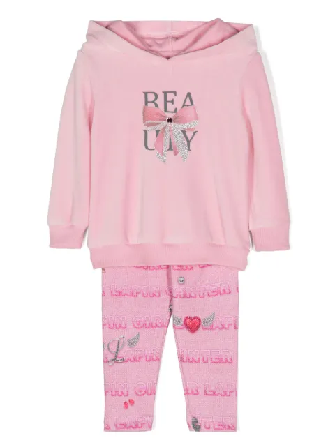 Lapin House bow-embellished tracksuit