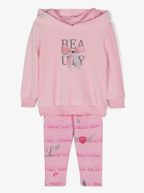 Lapin House bow-embellished tracksuit