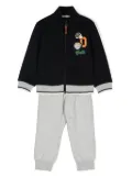 Lapin House patch-detail jersey tracksuit - Grey