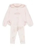 Lapin House graphic-print cotton-blend tracksuit - Pink