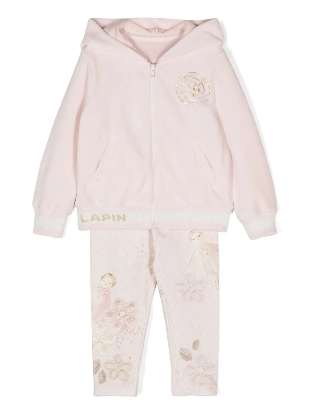Lapin House トラックスーツ - ピンク Lapin House トラックスーツ - ピンク